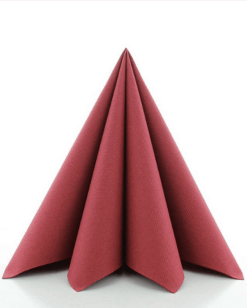 Luksuriøse Bordeaux Servietter – 12 stk. til Festen!