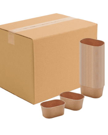 Festlige Engangs Pap Skåle 500 ml – Lys Gul til Fester