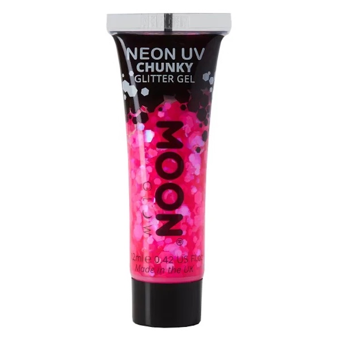 Neon UV Glitter Gel - Magenta til Festlige Anledninger!