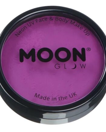 Neon UV Ansigts- og Kropsmaling Lilla til Festlige Anledninger