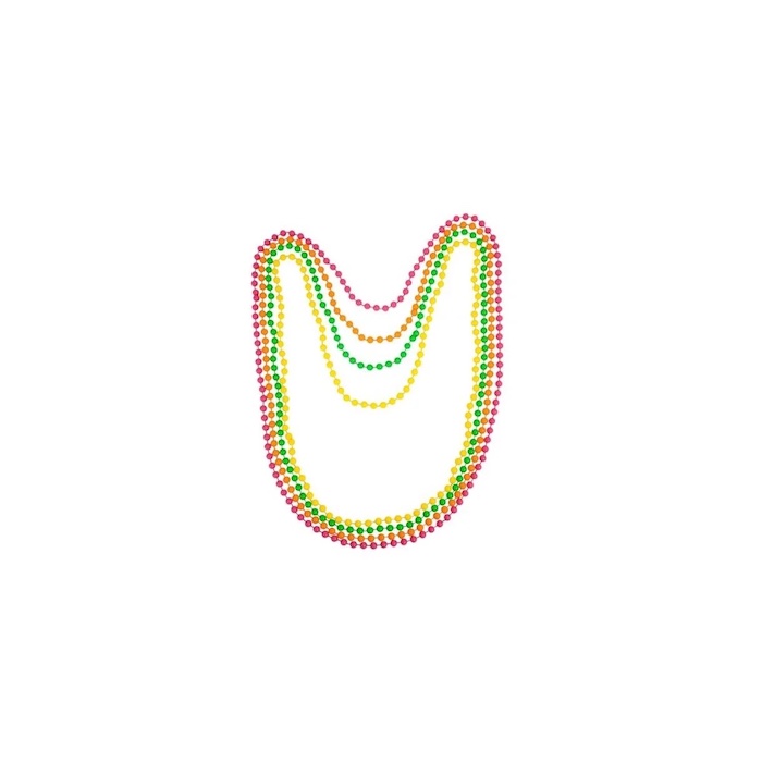Farverigt UV Perlehalskæde Sæt – Uundgåeligt Festtilbud!