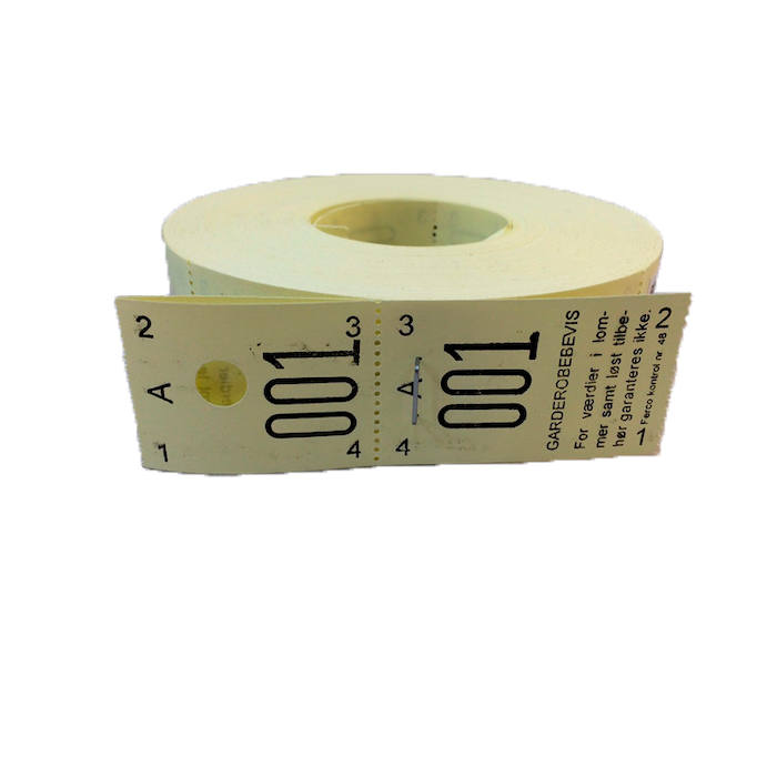 Gule Garderobenumre 001-500 – Uundgåeligt Festtilbehør!