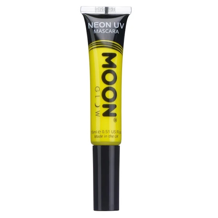 Neon UV Mascara i Intens Gul – Ideel til Festlige Begivenheder!