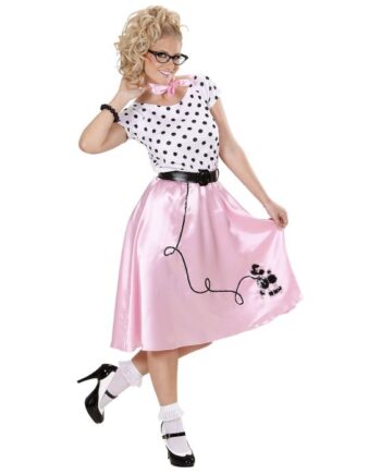 Lyserødt Puddelkostume til Retro Fest – Bliv Festens Stjerne!