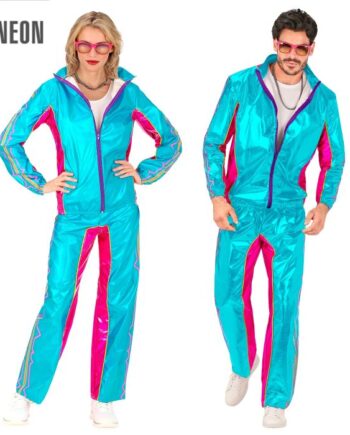 Glitrende Blå Disco Dragt til Festlige Begivenheder!