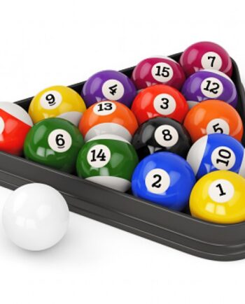 Sorte Pool Baller – 16 stk. til Vandleg og Sjov!