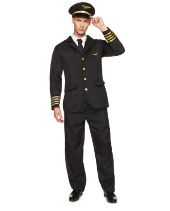 Imponerende Pilotkostume – Bliv Festens Stjerne!