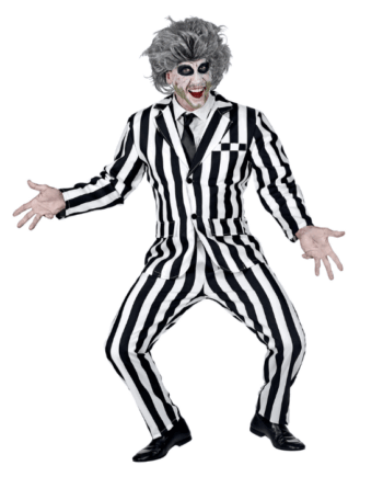 Elegant stribet jakkesæt – Fantastisk festtilbud!