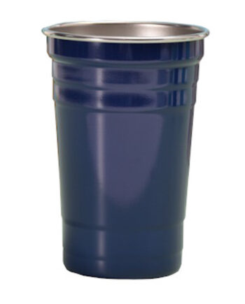 Blå Rustfrit Stål Beer Pong Kopper – 12 stk. til Fest!