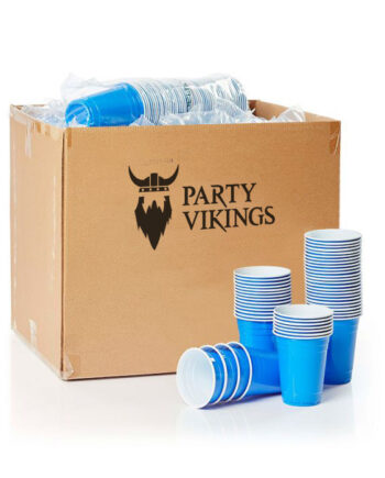 Blå engangskopper 800 stk. – 0,4 liter – Festtilbud!