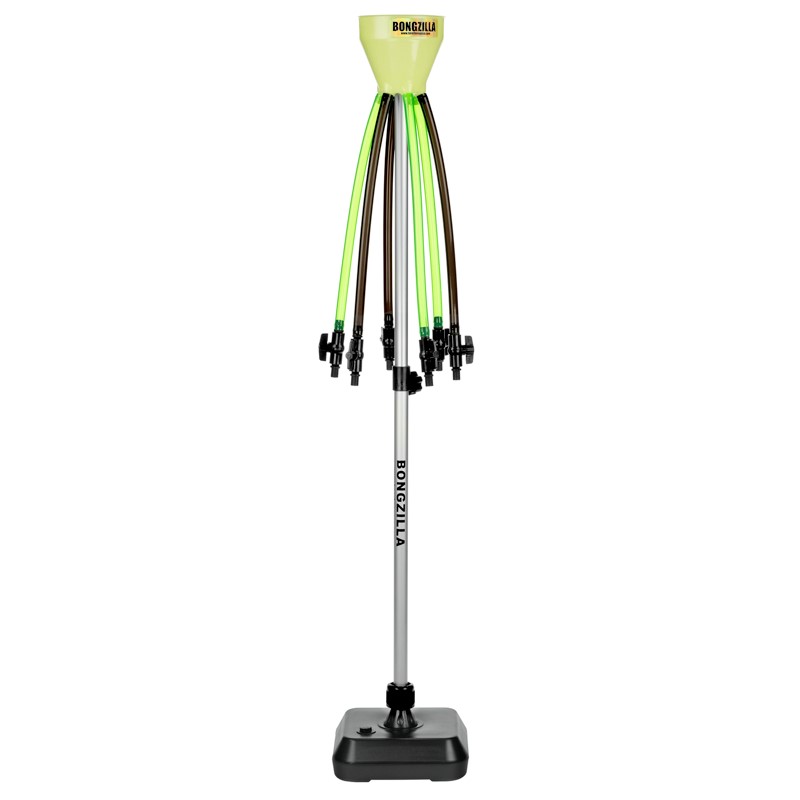 Bongzilla Grøn Glow Ølbong – Sjovt Festtilbehør!