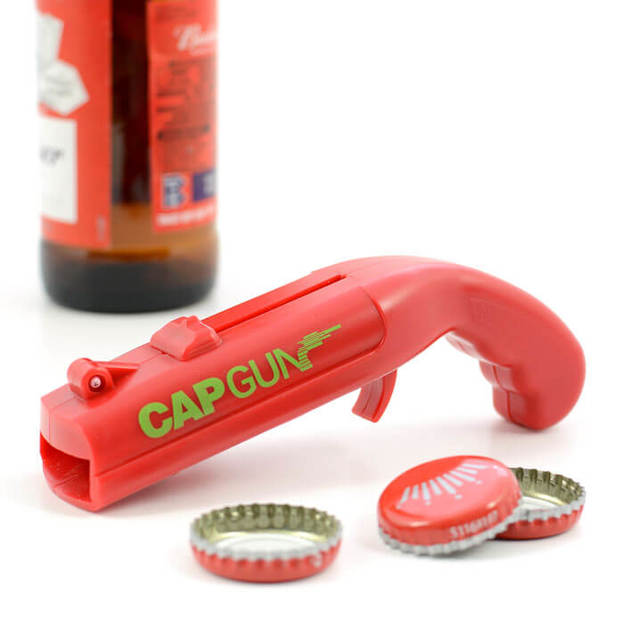 Rød Kapselpistol Oplukker – Sjov til Festen!