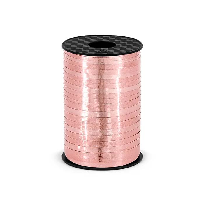 Elegant Rose Gold Gavebånd – 225 Meter til Gaver