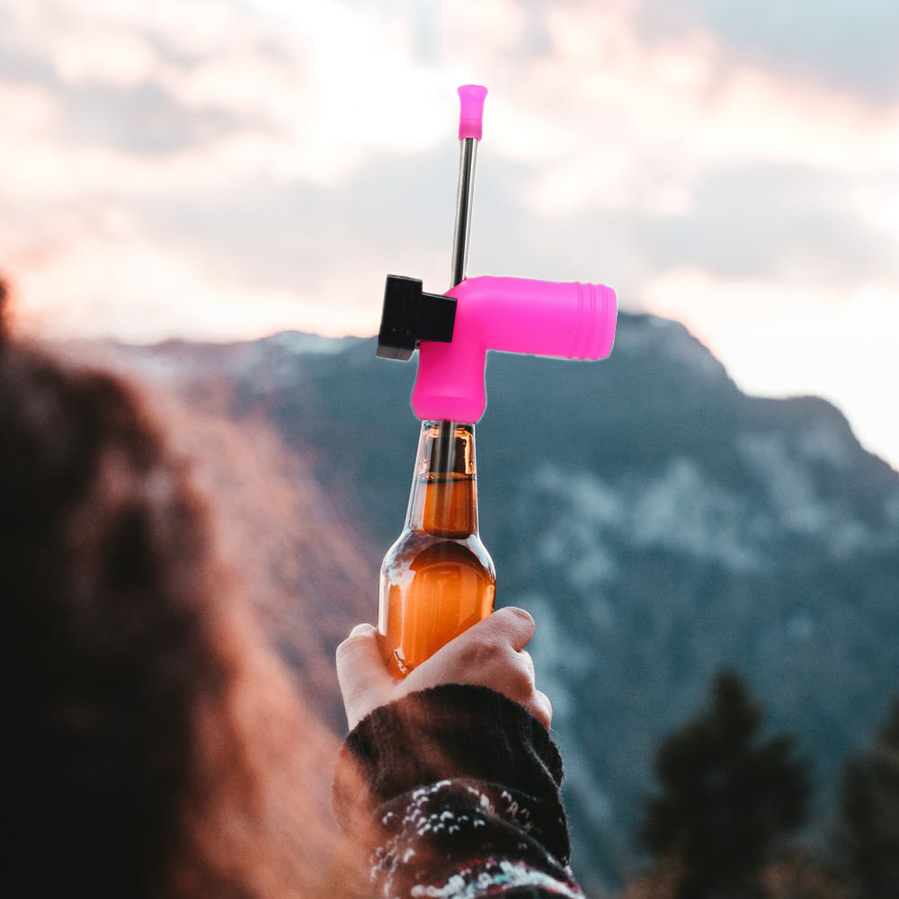 Ølbong Flaske Tidstager – Festligt Tilbehør til Fester!