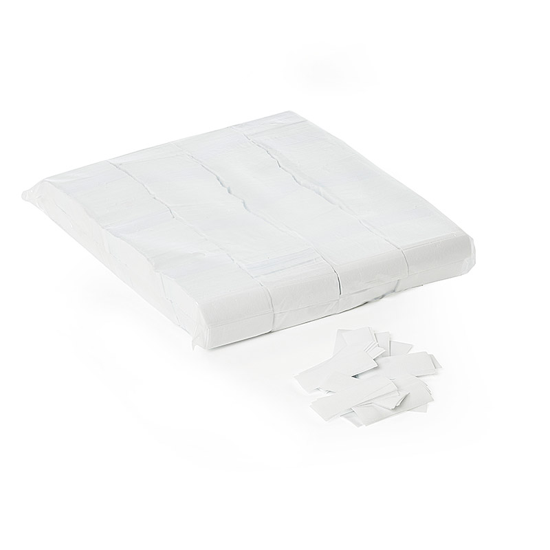 Hvid Papir Konfetti 1 Kg - Perfekt til Festlige Anledninger