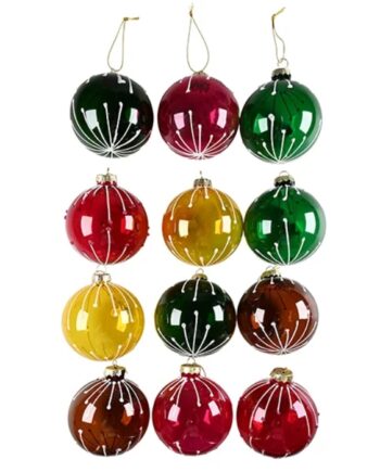 Glitrende Julekugler – Farverig Dekoration til Julen