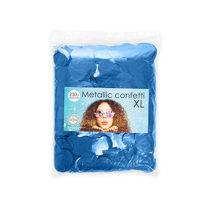 Metallisk Blå Konfetti - 250 Gram til Festlige Fejringer