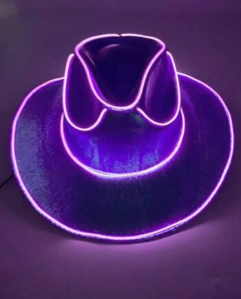 Lilla LED Cowboyhat – Bliv Festens Stjerne!