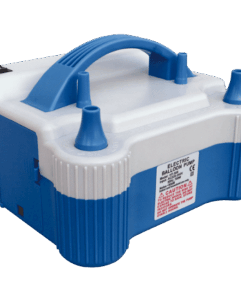 Elektrisk ballonpumpe med 2 hoveder til festlige lejligheder