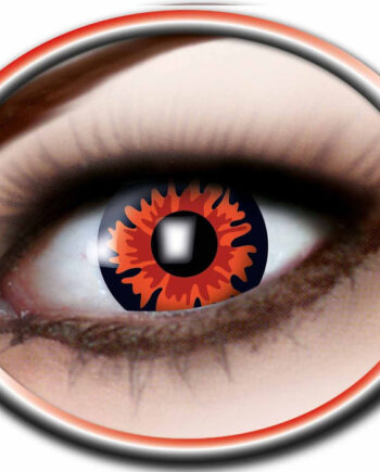 Unikke Orange Blomster Kontaktlinser – Skil Dig Ud!