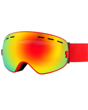 Festlige Ski Goggles med Rød Spejlrefleks til Din Fest!