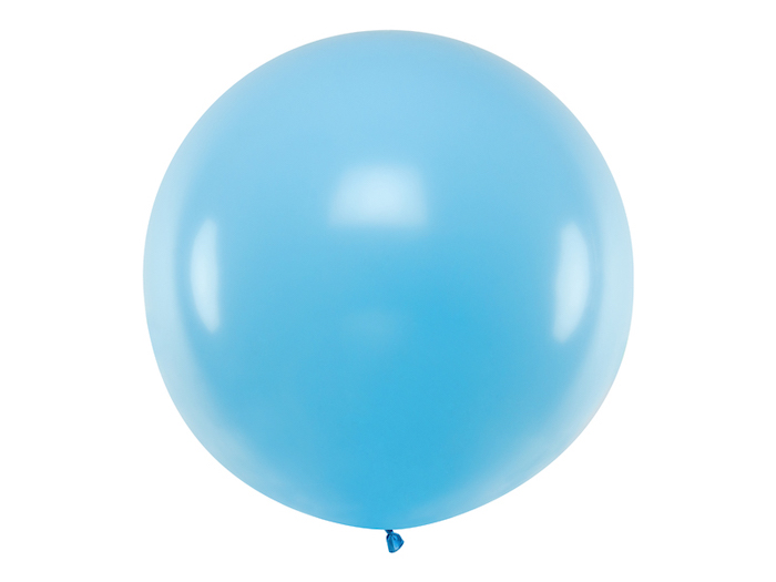 Kæmpe Pastel Blå Ballon – Uundgåelig Festdekor til Tilbud!