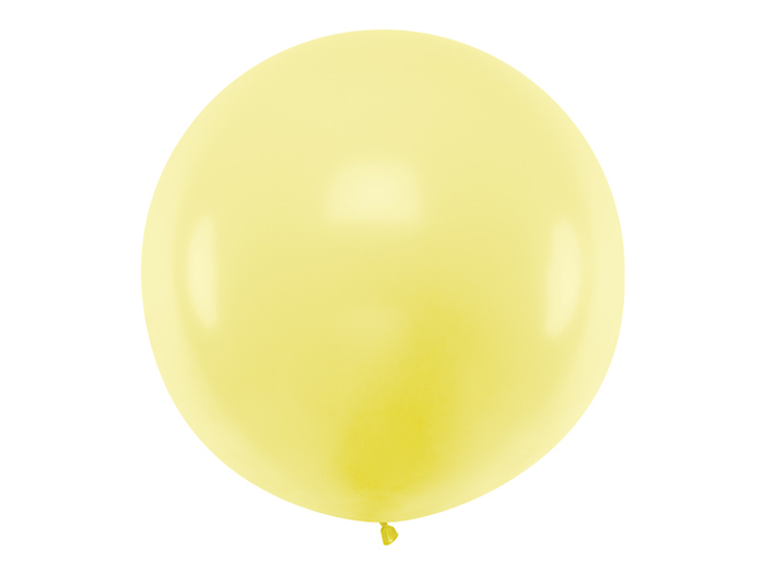 Kæmpe Pastel Gul Ballon – Uundgåelig til Festlige Fejringer!