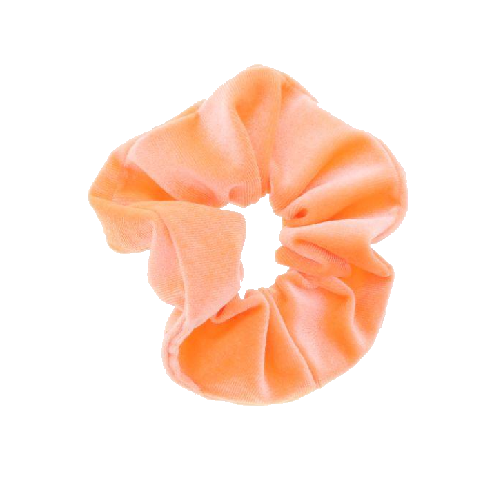 Neon UV Scrunchie i Orange – Festligt Tilbehør til Fester!