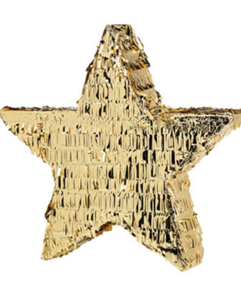Guld Stjerne Piñata – Festlig dekoration til din fest!
