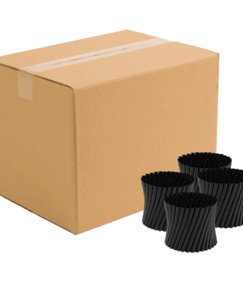 Sorte Plastik Sugerør 3000 stk – Ideelle til Fester!
