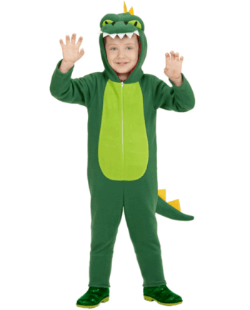 Grønt Dinosaur Kostume til Børn – Fantastisk Tilbud!