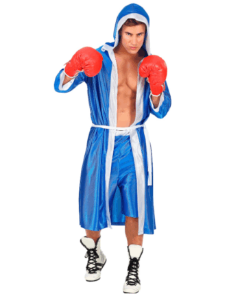 Festligt Blåt Bokserkostume til Karneval og Fester