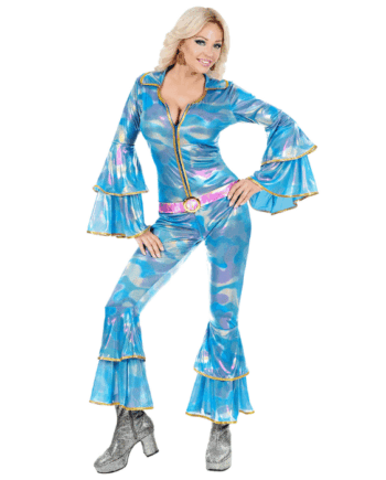Blåt Disko Kostume til Kvinder - Bliv Festens Stjerne!