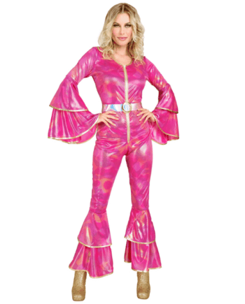 Lyserødt Disko Kostume til Kvinder – Uundgåeligt Festtilbud!