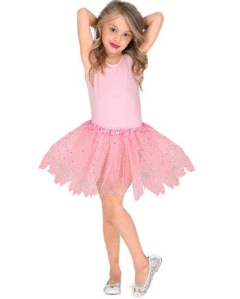 Lyserødt Glimmer Tutu Skørt til Børn – Fantastisk Tilbud!