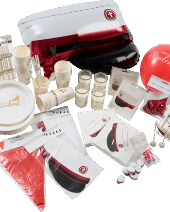 Rød Festpakke til Studenterfest – Uforglemmeligt Tilbud!