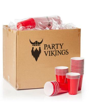 Røde Plastikkopper 800 stk. – Ideelle til festlige lejligheder!