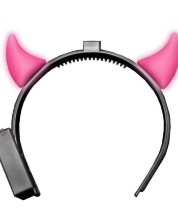 Lyserøde Djævlehorn med Lys – Uundgåeligt Festtilbehør!