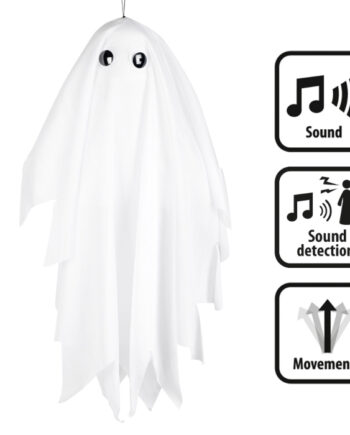 Skræmmende Halloween Spøgelse med Lyd – Uhyggelig Dekoration