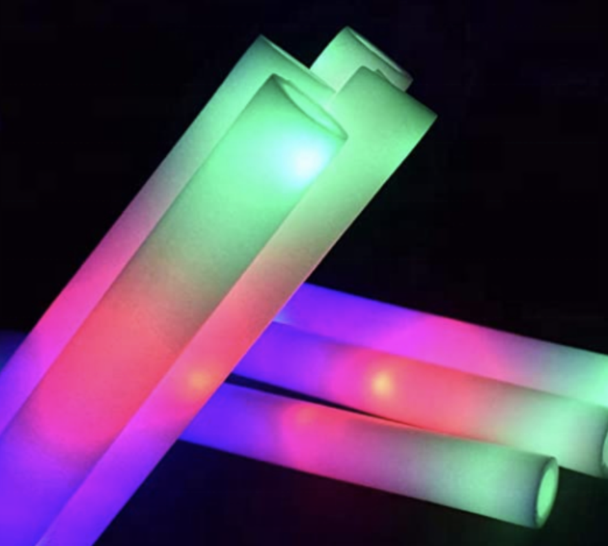 Multifarvede LED Skumstænger - Uundgåeligt Festtilbehør!