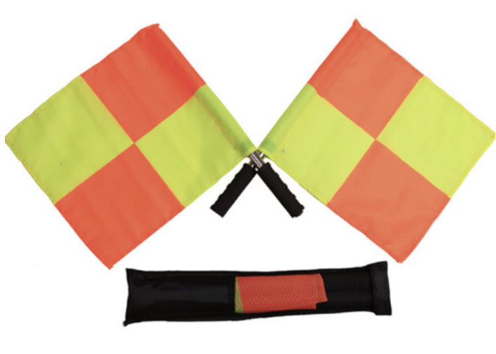 Dommerflag Sæt – Uundgåeligt til Sportsbegivenheder 45x45 cm
