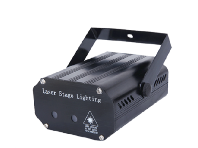 Mini laserlampe med rød og grøn lys – Festtilbud!