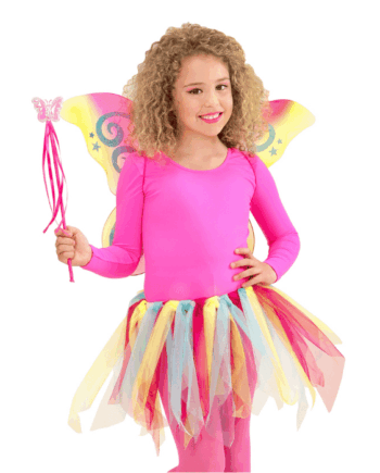 Lyserødt Fe Kostume til Børn – Magisk Eventyr!