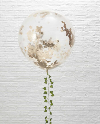 Store Rose Gold Konfetti Balloner til Fest – 90 cm