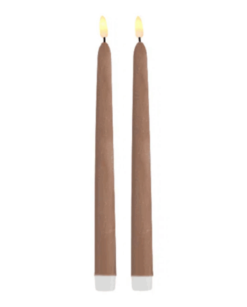 Led Stagelys 2x Brun - 2x25 Cm -