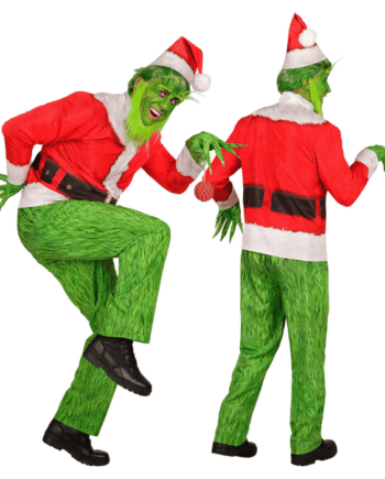 Grøn Jule Tyv Kostume -